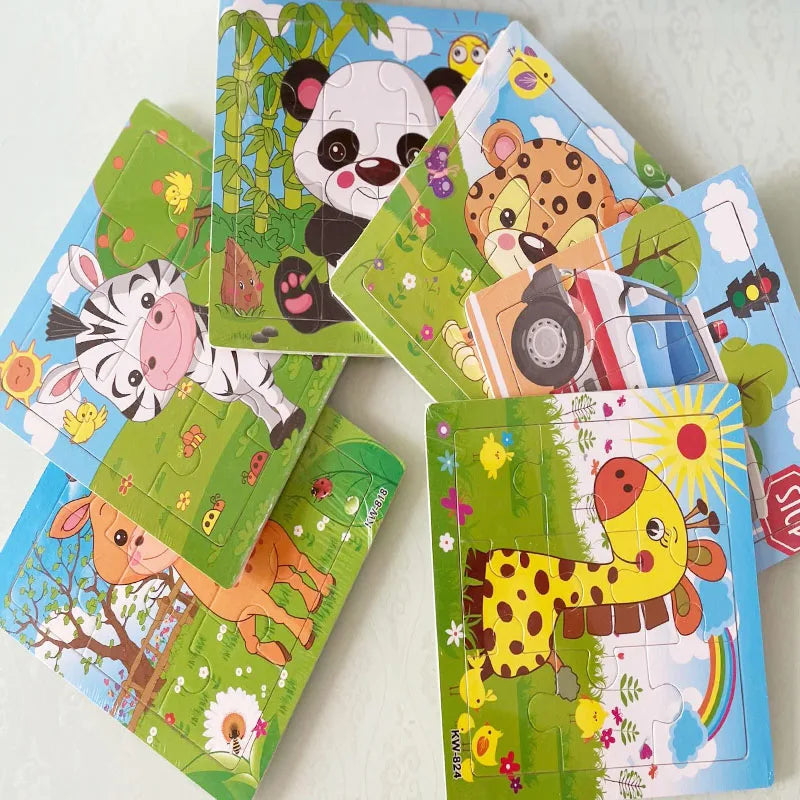 SmartKids Wood Puzzle Set