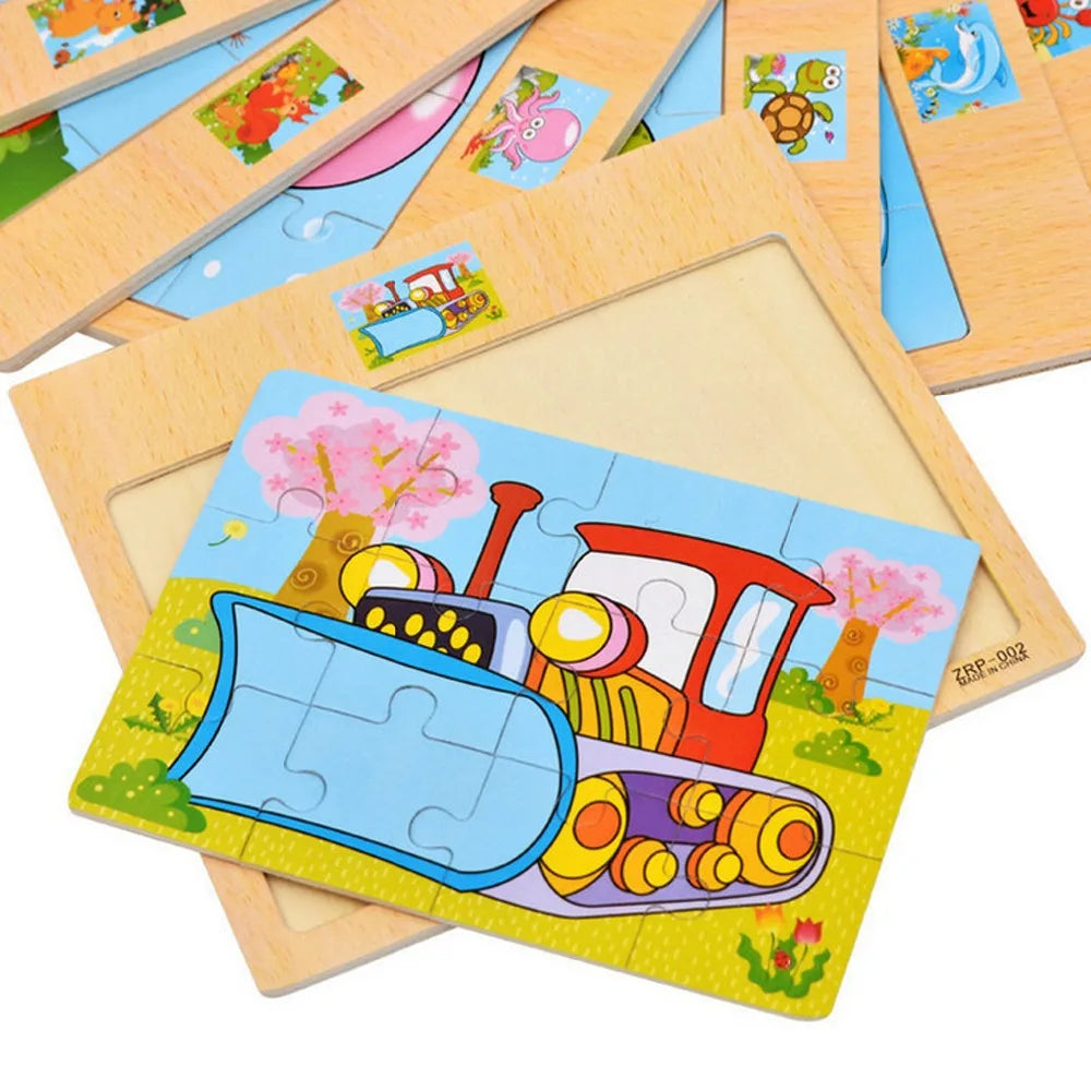 SmartKids Wood Puzzle Set