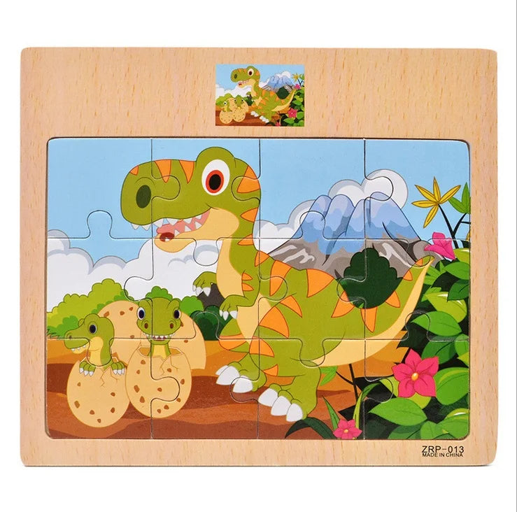 SmartKids Wood Puzzle Set