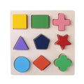 Wooden Geometric Sorting Puzzle Set