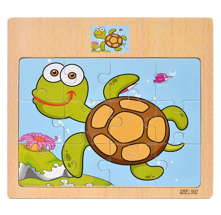 SmartKids Wood Puzzle Set
