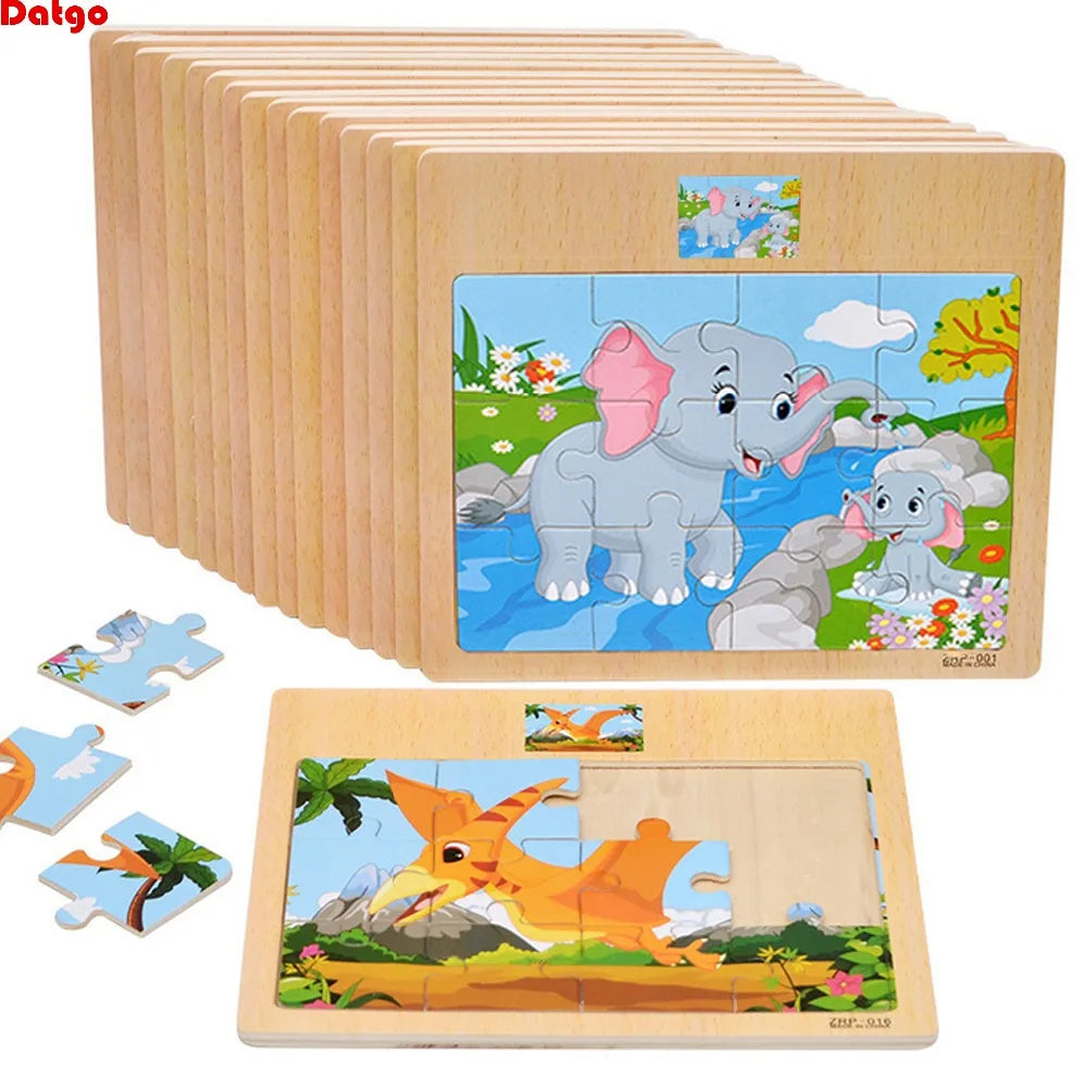 SmartKids Wood Puzzle Set