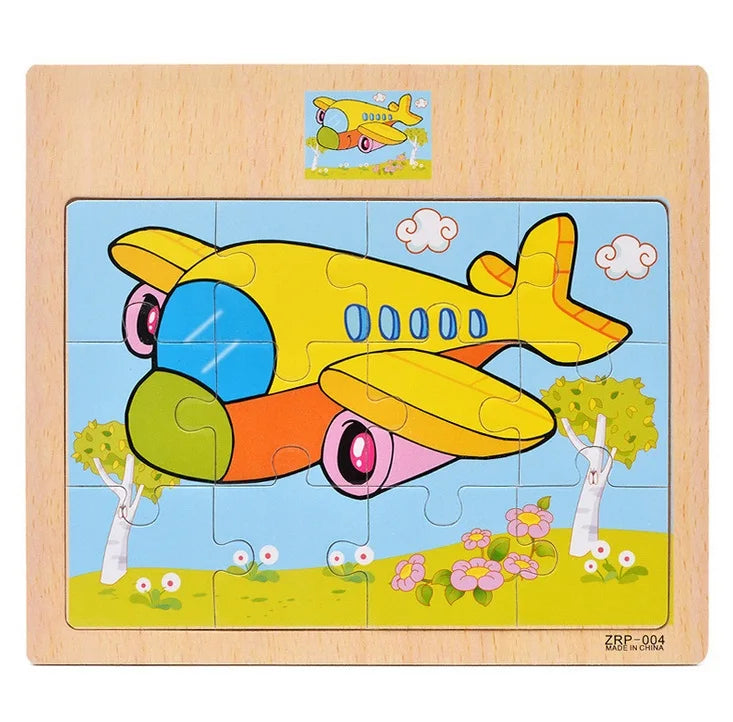 SmartKids Wood Puzzle Set