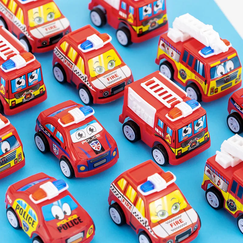 Mini Construction Pull-Back Vehicle Set (10pcs)