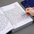 Fun Brain Training & Logic Puzzle Activity Book for Kids