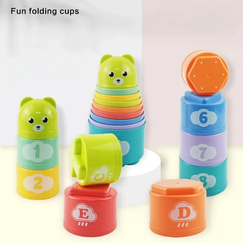 Kids Brain Response Stack Cup Battle Game