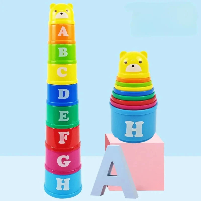 Kids Brain Response Stack Cup Battle Game