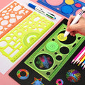 Creative Art Drawing Template Ruler Set