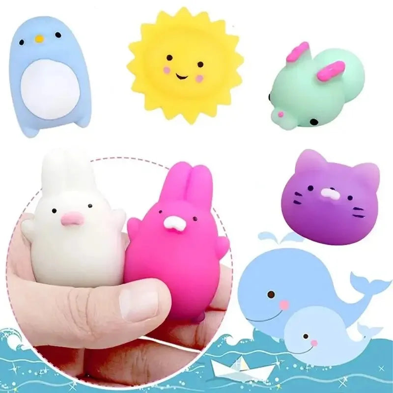 Mini Animal Squeeze Toy Set