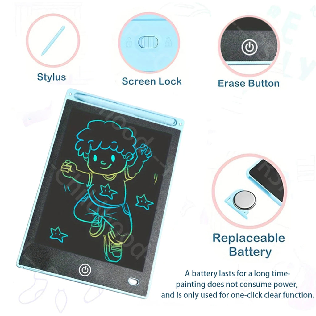 Reusable Digital Drawing & Learning Board for Kids