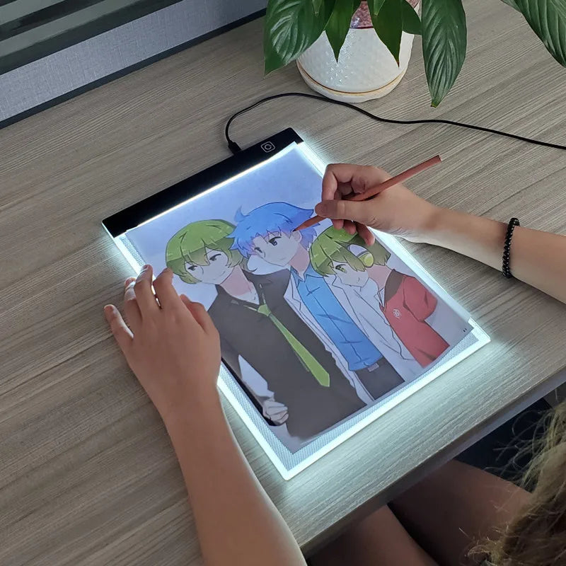 Kids LED Art Copy Drawing Tablet