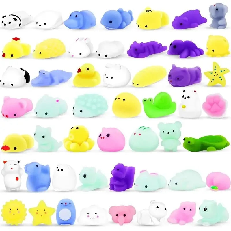 Mini Animal Squeeze Toy Set