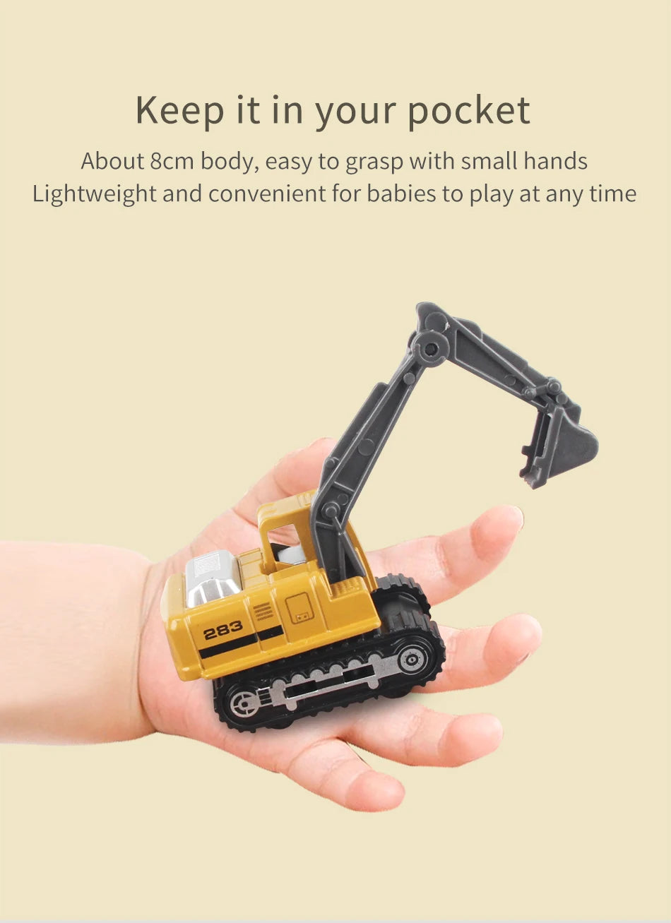 6-in-1 Engineering Truck Model Set