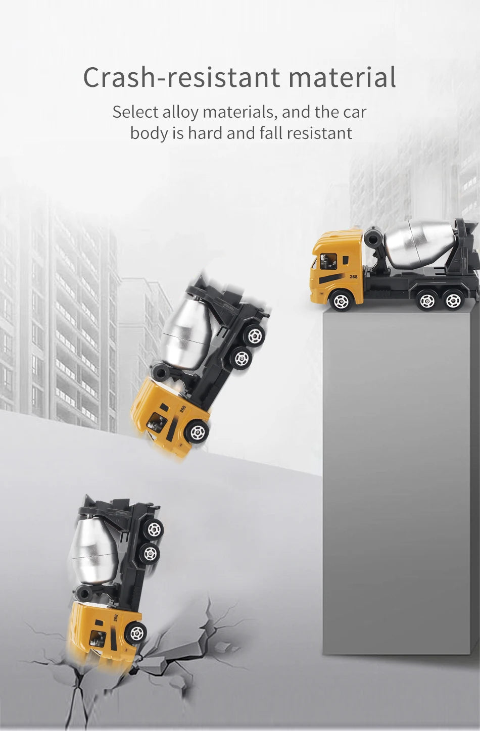 6-in-1 Engineering Truck Model Set