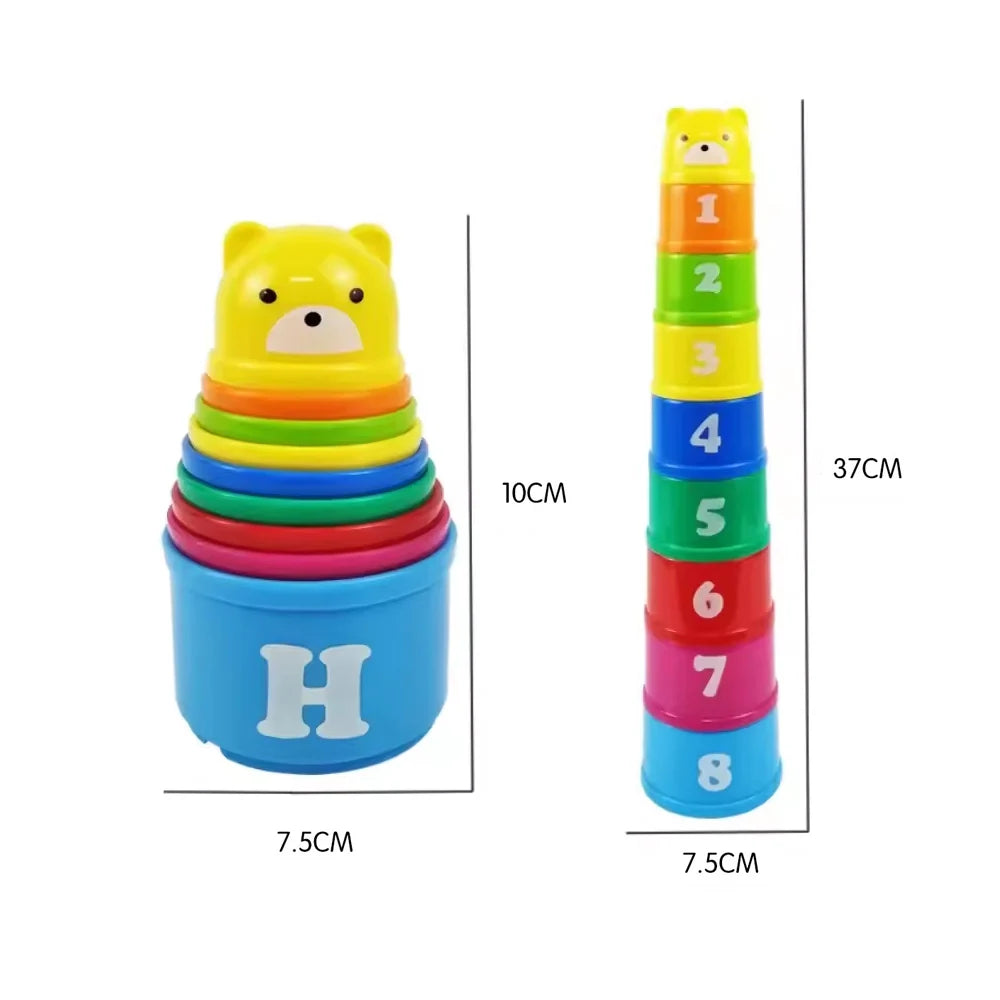 Kids Brain Response Stack Cup Battle Game