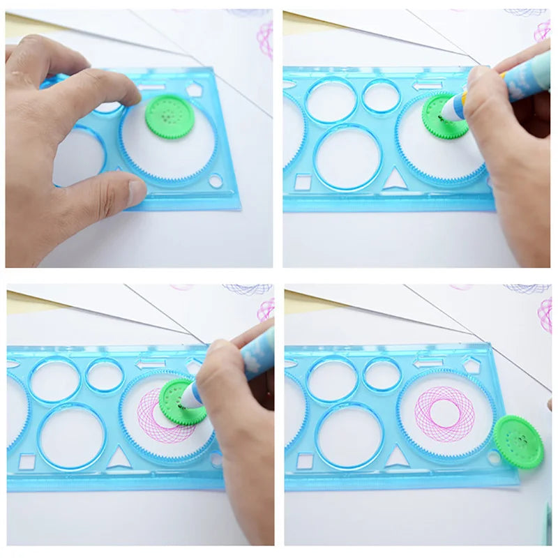 Creative Art Drawing Template Ruler Set