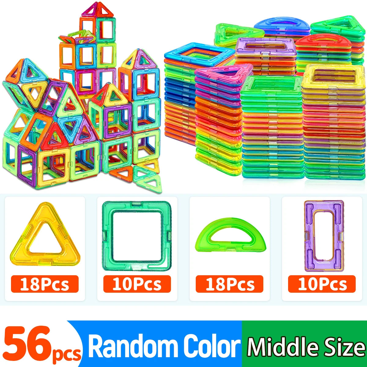 Magnetic Building Blocks STEM Construction Set