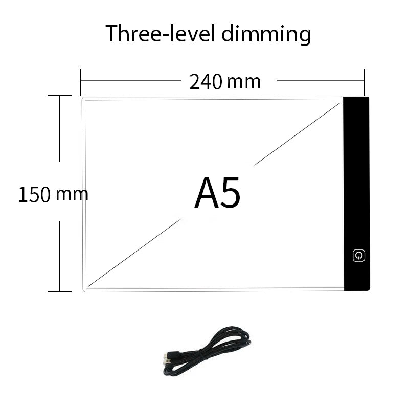 Kids LED Art Copy Drawing Tablet