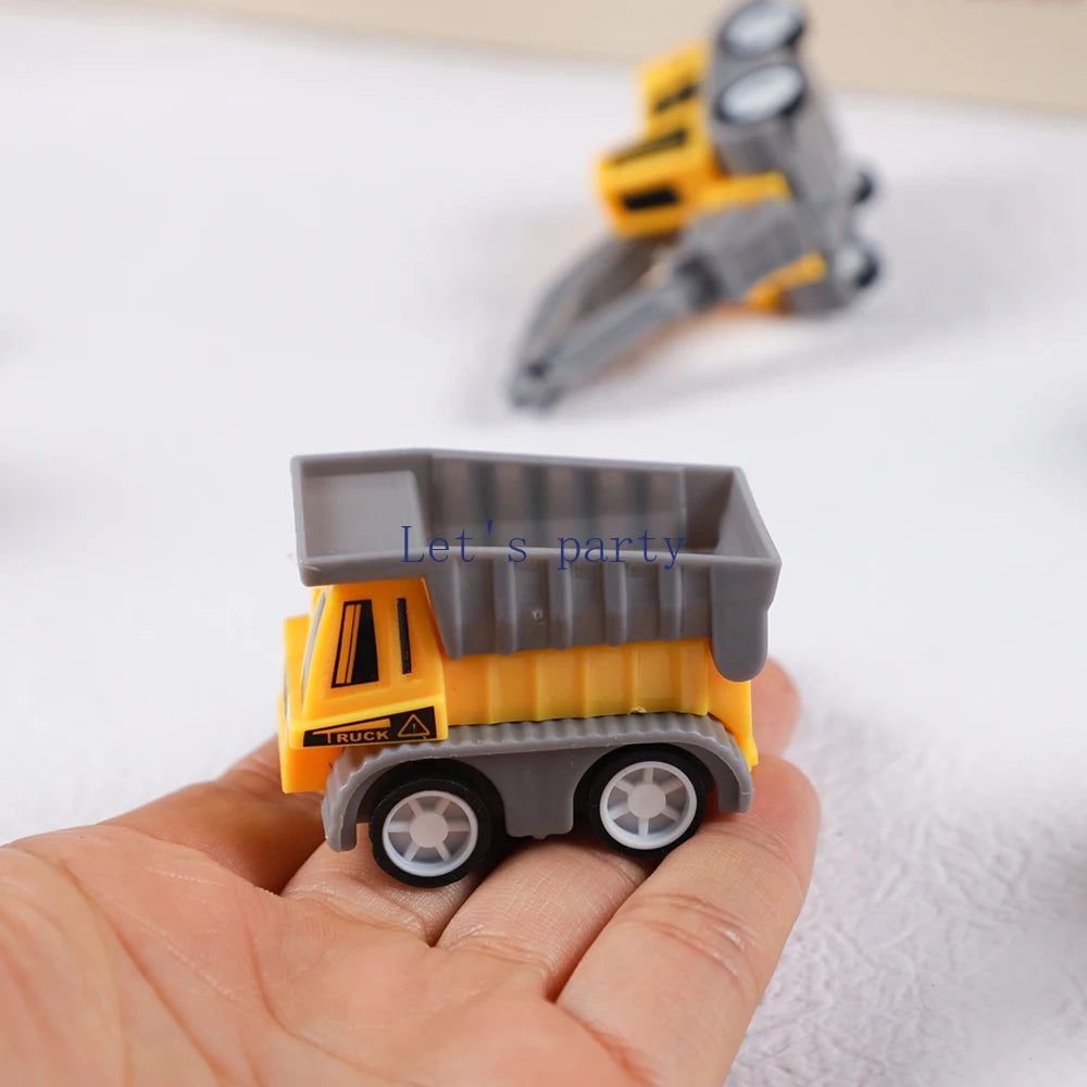 Mini Construction Pull-Back Vehicle Set (10pcs)