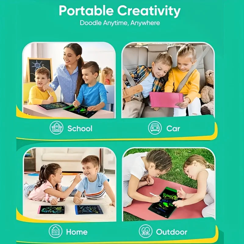 Reusable Digital Drawing & Learning Board for Kids